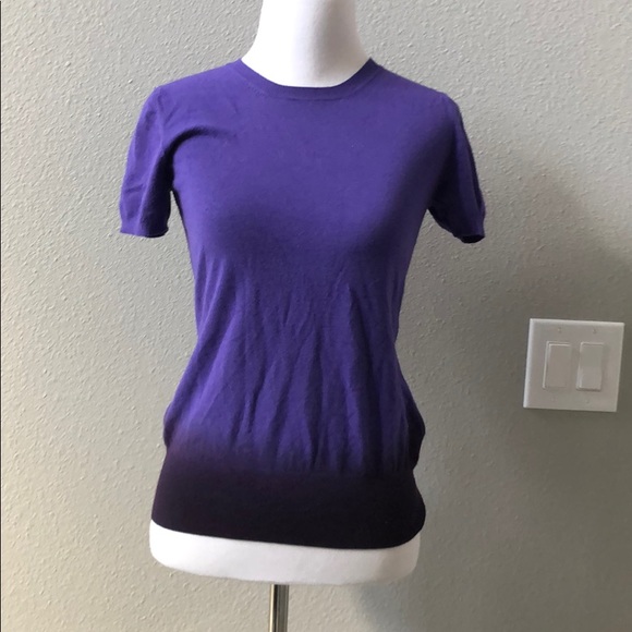 Theory Sz s purple ombré shirt - Picture 7 of 7